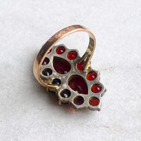 Bohemian Garnet Cocktail Ring